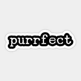 Purrfect Sticker